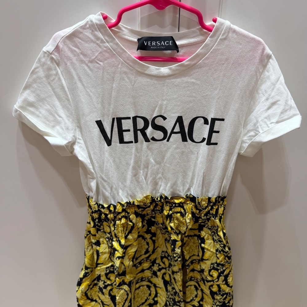 Versace Girls Authentic Logo Dress (Baroque Skirt) - Picture 3 of 5